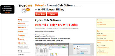Internet cafe software list